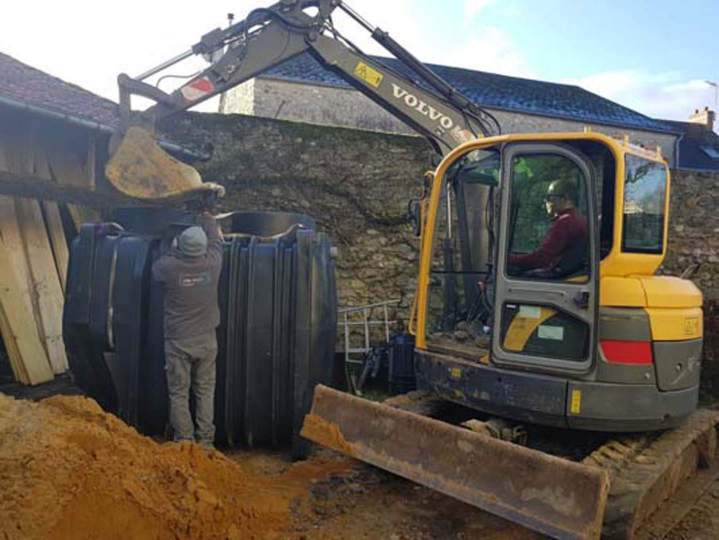 Installation réseau assainissement autonome Évreux